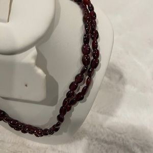 Authentic vintage to strand Garnet necklace